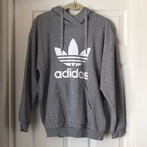 Grey Adidas hoodie